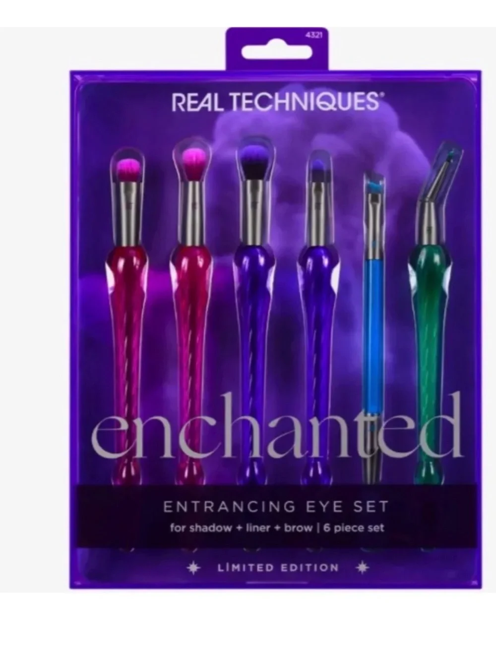 Real Techniques Enchanted Limited Edition Eye Set , Blender,ball Sponge, Face Sé
